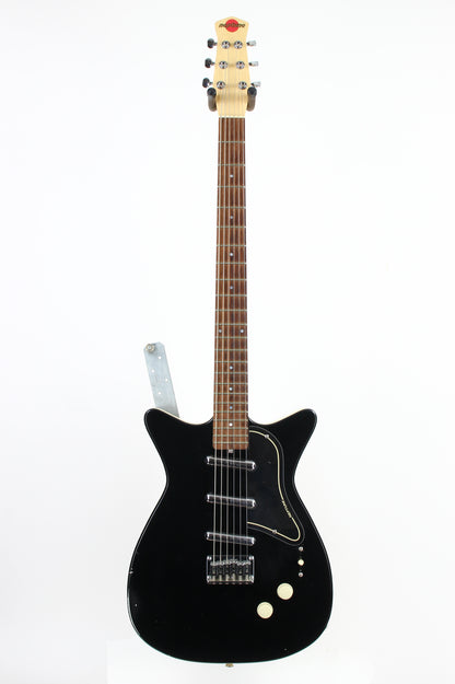 Jerry Jones Neptune Baritone Guitar | Black, 3 Pickups, Original Case & More!