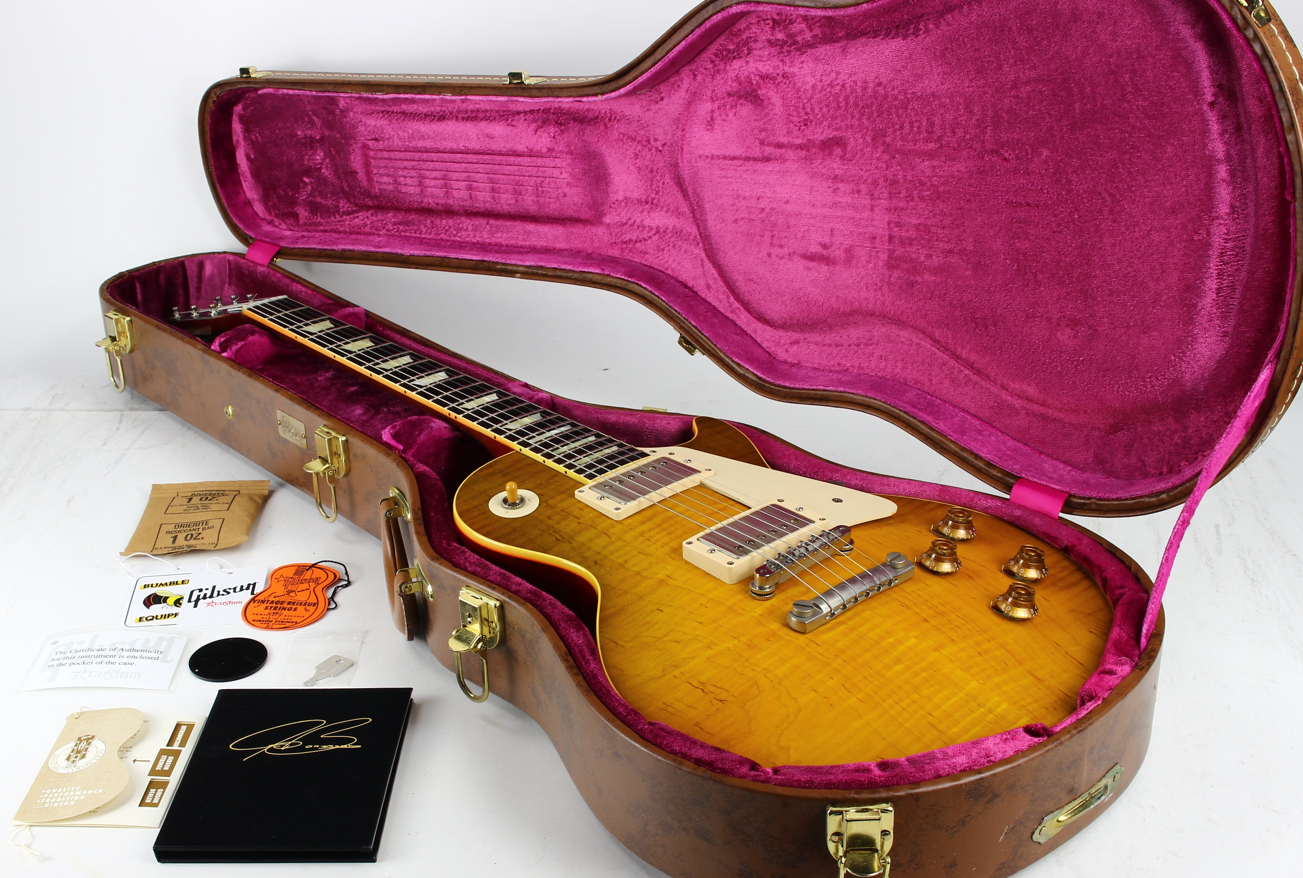 2014 Gibson Joe Bonamassa Skinnerburst 1959 Les Paul Standard Reissue 59 R9 | VOS Dirty Lemon Burst, Signature Model Custom Shop