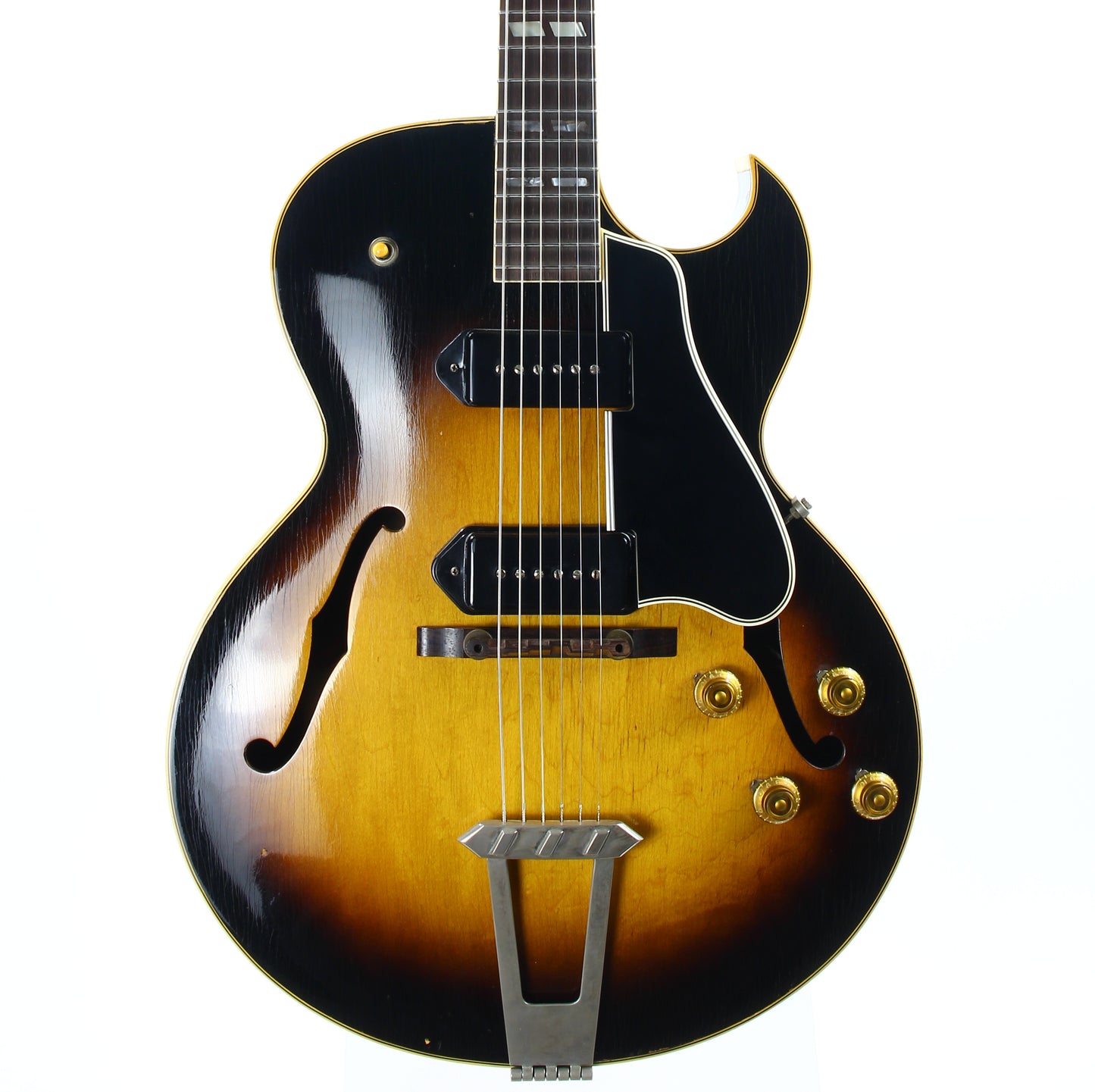 1955 Gibson ES-175D Sunburst Dual P90's - Vintage 1950's ES175, All-Original, No Breaks, Jazz Archtop