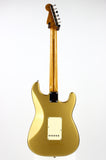 One-Of-A-Kind! 1991 Fender Custom Shop MASTERBUILT JW Black 1950's Stratocaster Reissue Electric Guitar | Aztec Gold, Lefty Strung Righty! j w