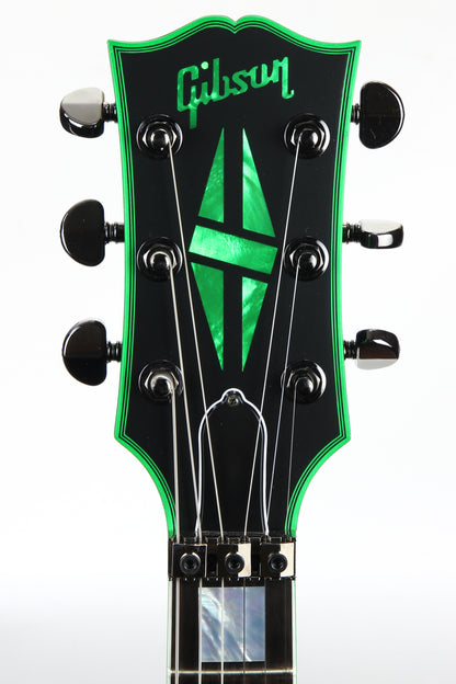 2024 Gibson Custom Shop Les Paul Axcess Custom GREEN WIDOW Satin Black