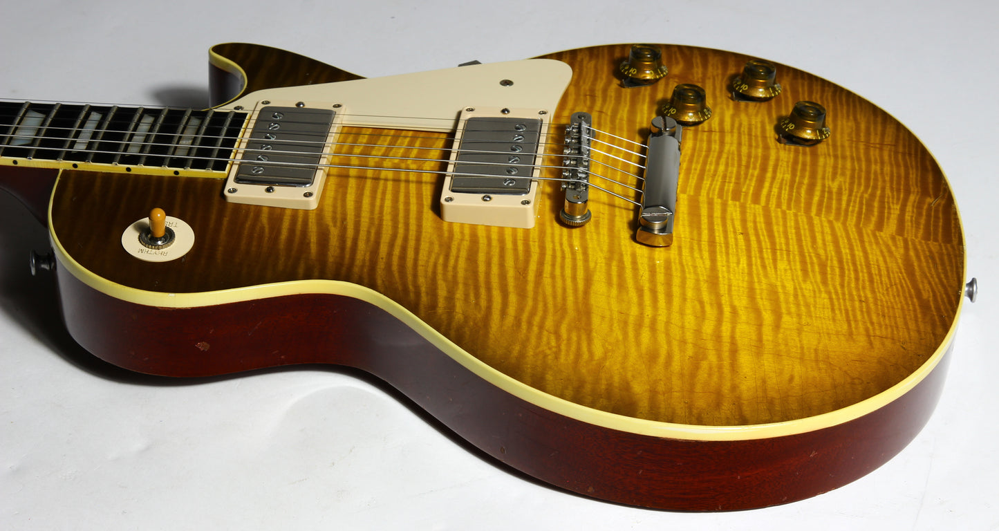 1959 Gibson Les Paul BRAZILIAN ROSEWOOD Reissue HISTORIC MAKEOVERS RDS Aged 1958 HM Green Lemon Deluxe