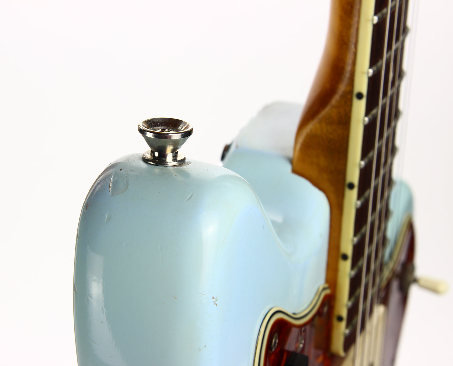 1966 Fender Jazzmaster Daphne Blue Refin - Vintage 1960's, Tortoise Guard, jaguar, stratocaster, 1965