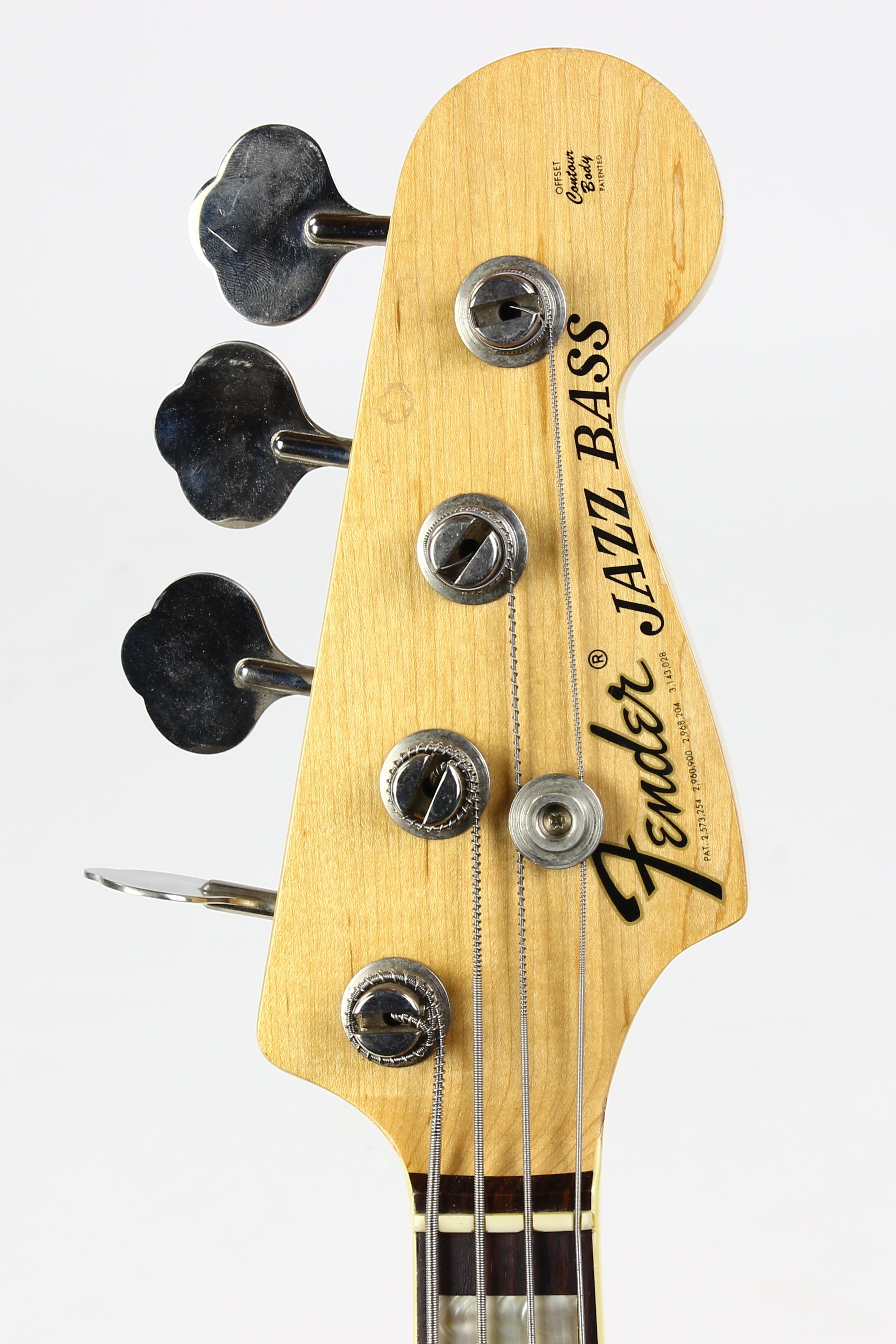 1973 Fender Jazz Bass Natural w Original Case, Rosewood Board 4