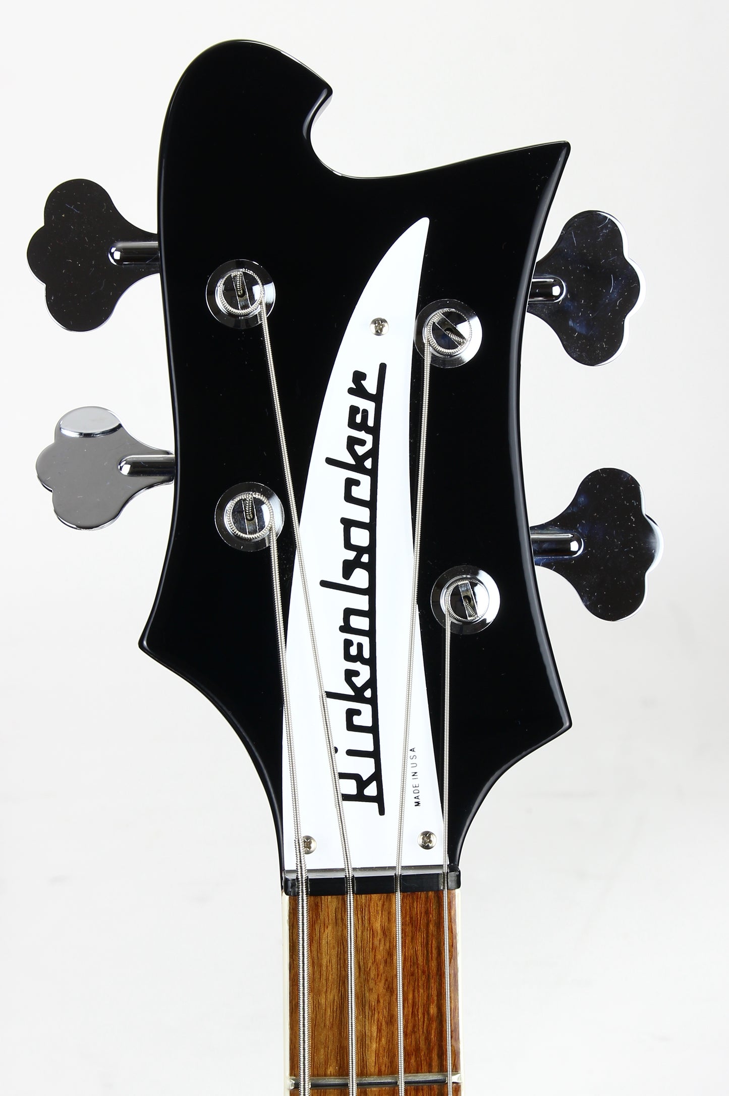 2024 Rickenbacker 4005V JG Jetglo Black Bass | Semi Hollowbody, Checkerboard Binding!