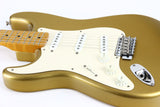 One-Of-A-Kind! 1991 Fender Custom Shop MASTERBUILT JW Black 1950's Stratocaster Reissue Electric Guitar | Aztec Gold, Lefty Strung Righty! j w