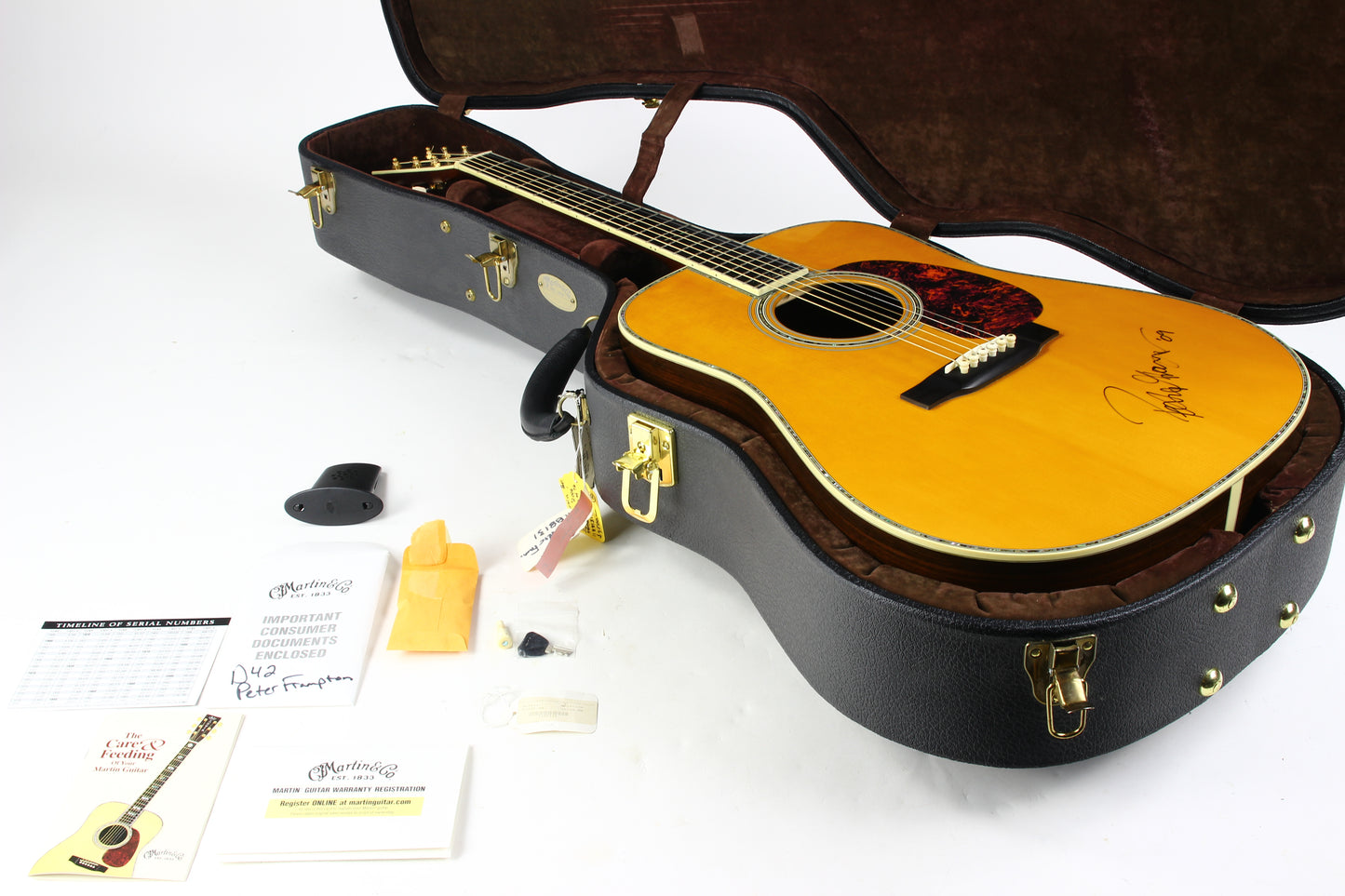 2006 Martin D-42 Peter Frampton Signature Model Frampton's Camel SIGNED
