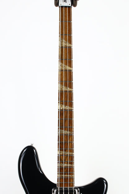 2024 Rickenbacker 4005V JG Jetglo Black Bass | Semi Hollowbody, Checkerboard Binding!