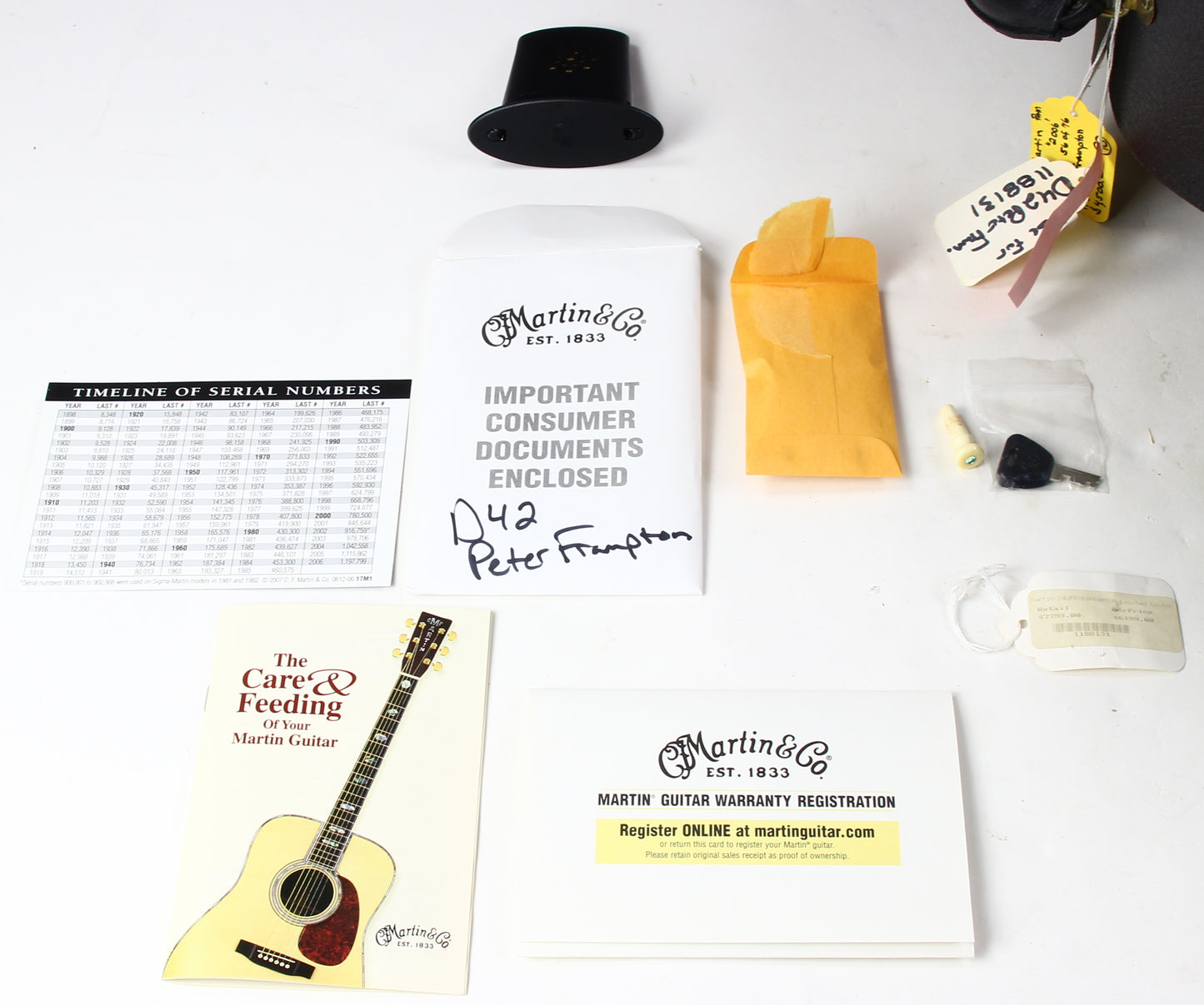 2006 Martin D-42 Peter Frampton Signature Model Frampton's Camel SIGNED