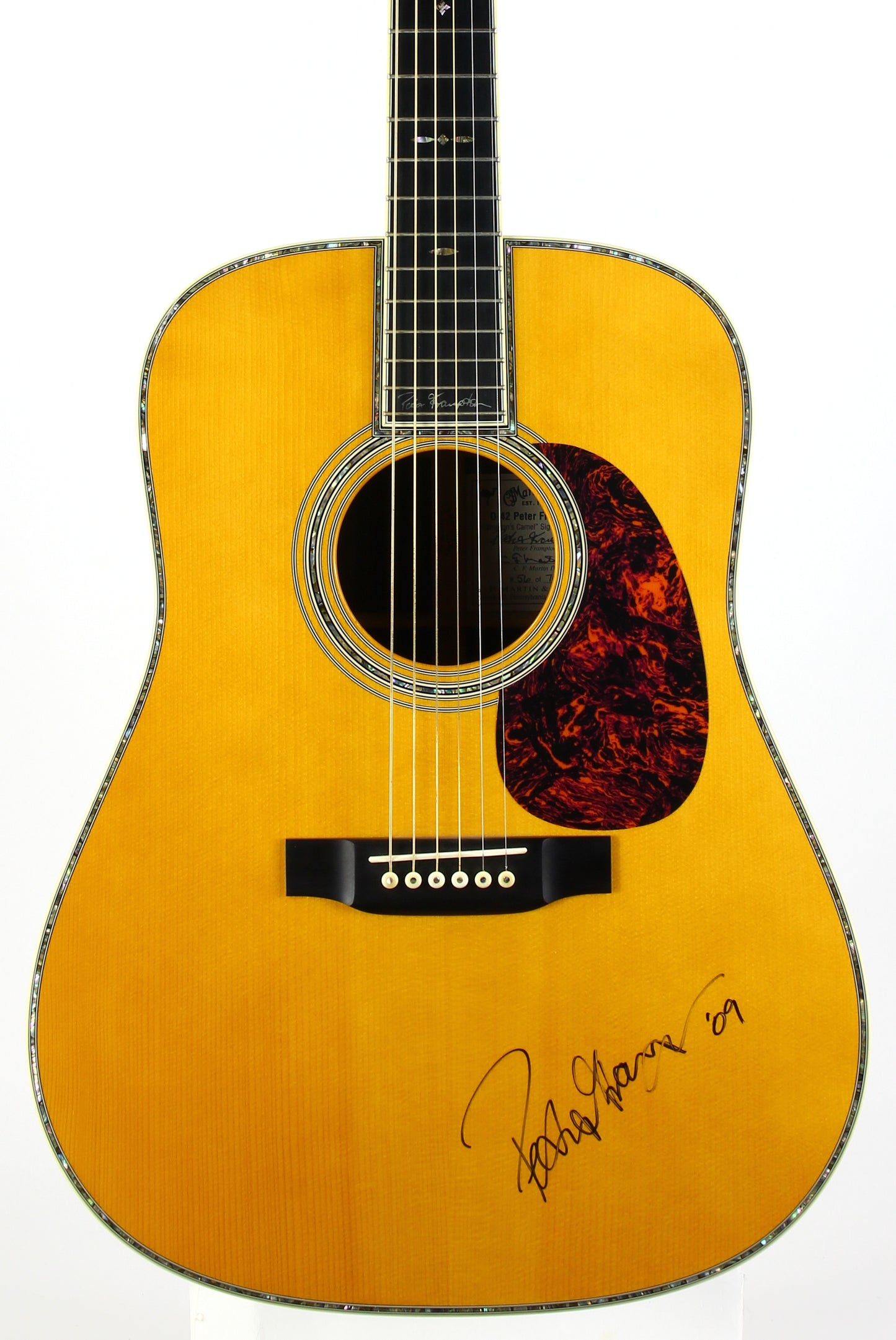 2006 Martin D-42 Peter Frampton Signature Model Frampton's Camel SIGNED