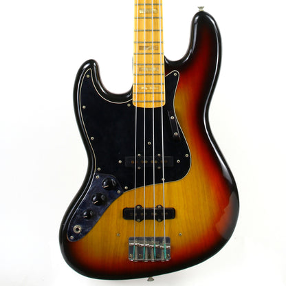 1975 Fender Jazz Bass LEFTY Left-Handed Sunburst | 100% Original Vintage!