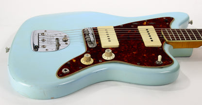 1966 Fender Jazzmaster Daphne Blue Refin - Vintage 1960's, Tortoise Guard, jaguar, stratocaster, 1965