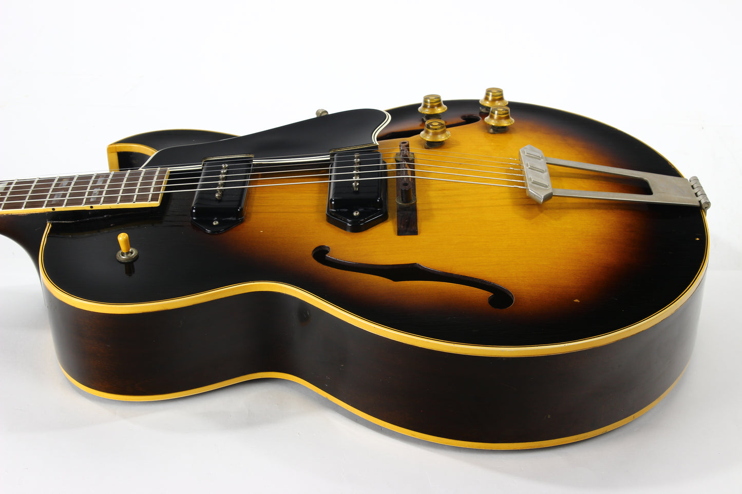 1955 Gibson ES-175D Sunburst Dual P90's - Vintage 1950's ES175, All-Original, No Breaks, Jazz Archtop