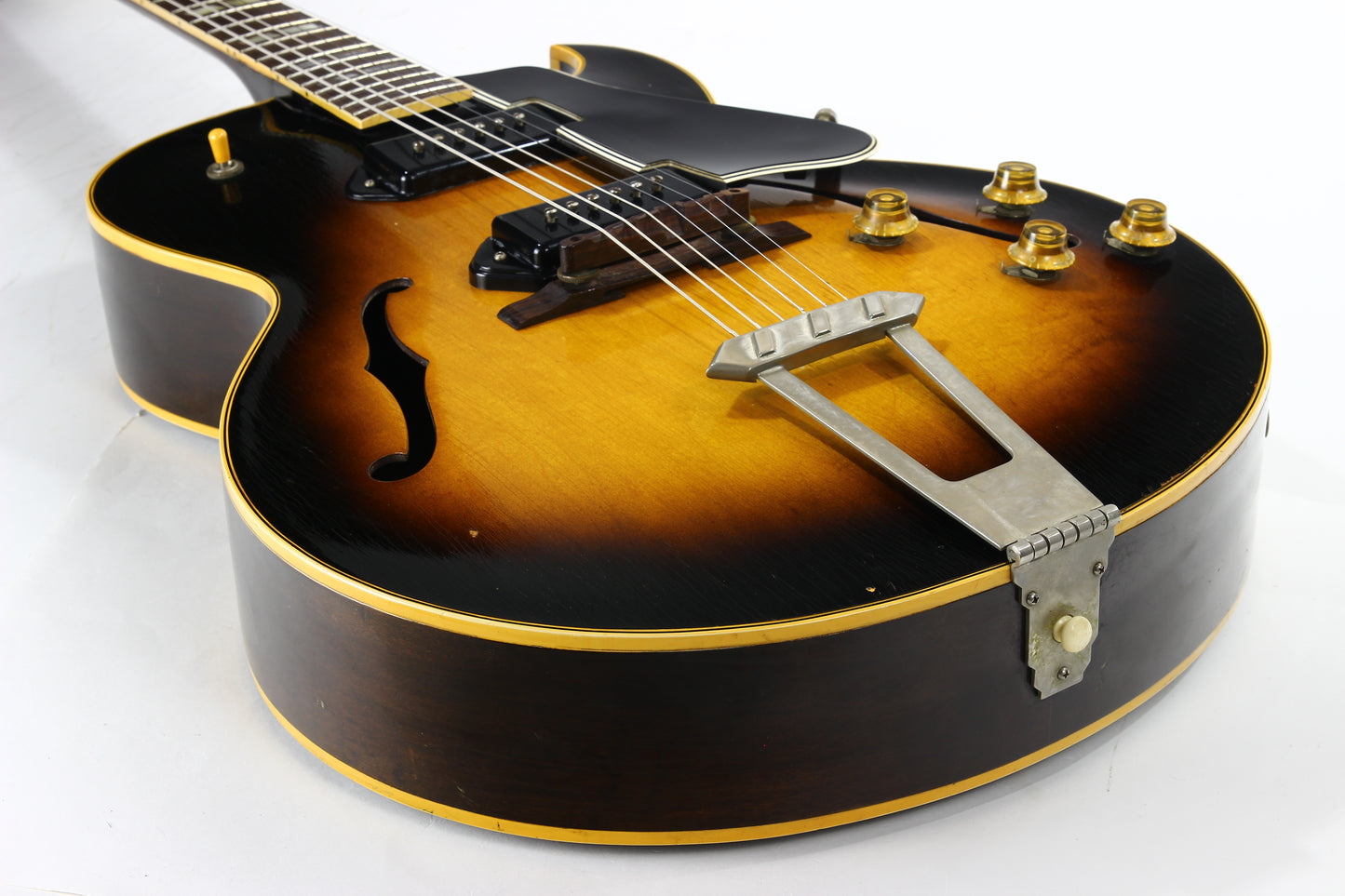 1955 Gibson ES-175D Sunburst Dual P90's - Vintage 1950's ES175, All-Original, No Breaks, Jazz Archtop