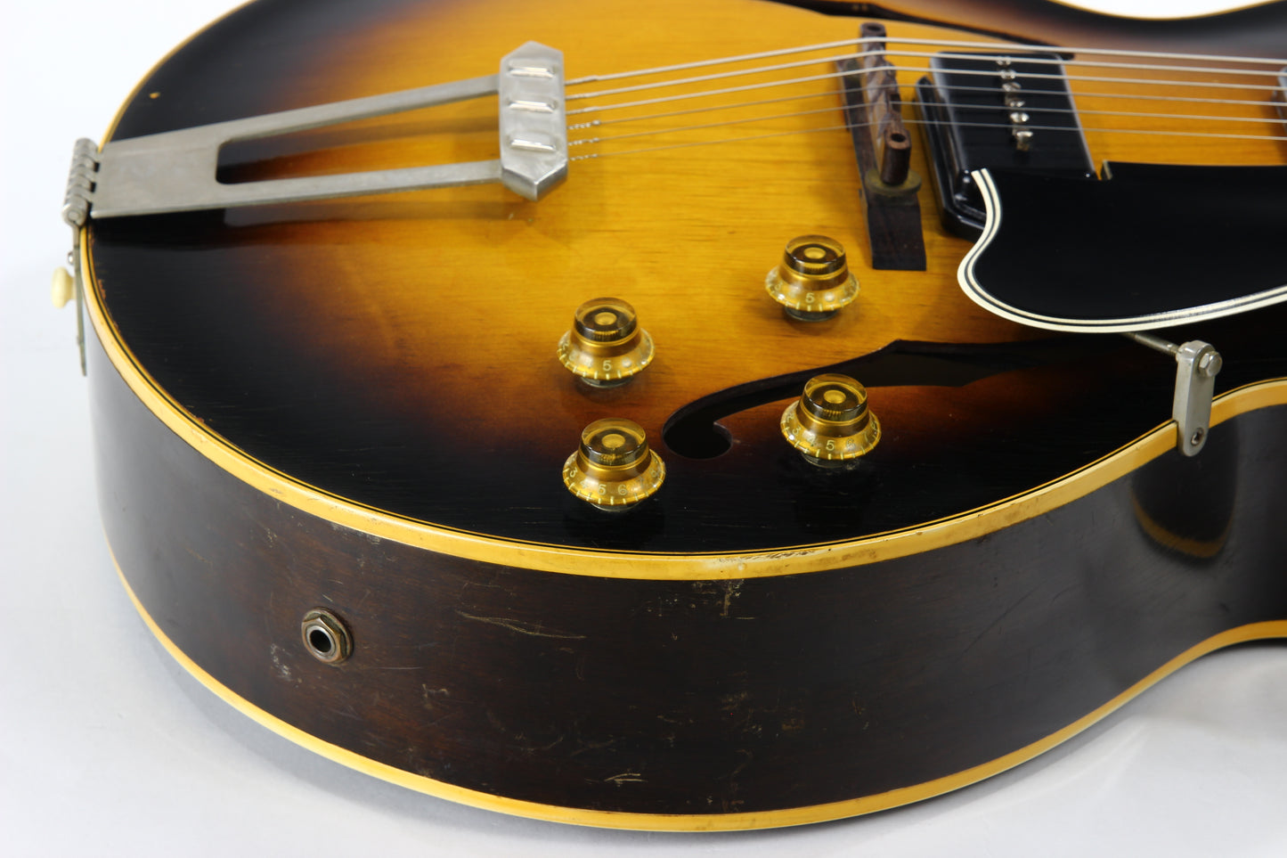 1955 Gibson ES-175D Sunburst Dual P90's - Vintage 1950's ES175, All-Original, No Breaks, Jazz Archtop