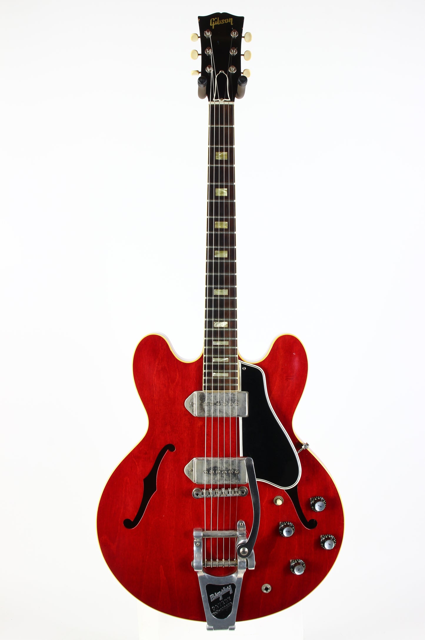 1963 Gibson ES-330TDC Cherry FACTORY BIGSBY w Original Hard Case Exceptionally Clean Vintage Guitar!