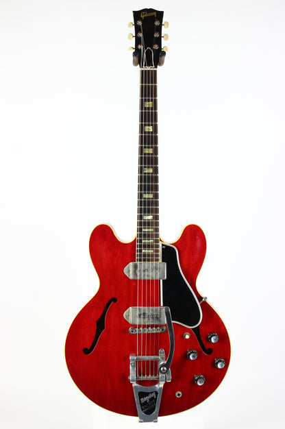 1963 Gibson ES-330TDC Cherry FACTORY BIGSBY w Original Hard Case Exceptionally Clean Vintage Guitar!
