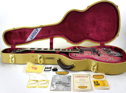 Gretsch BRAZILIAN ROSEWOOD Custom Shop USA MASTERBUILT 1957 Duo Jet 6128 Pink Paisley RELIC G6128CS Stephen Stern!