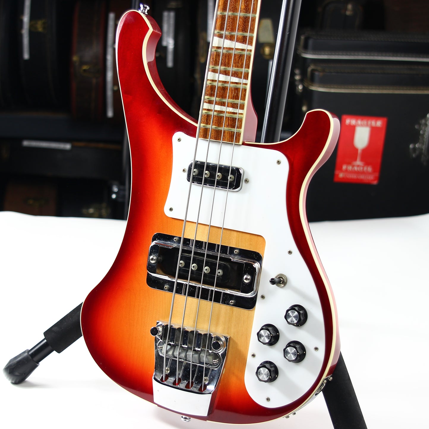 2010 Rickenbacker 4003 FG Electric Bass Guitar Fireglo - Triangle Inlays w/ Original Case 4000 Series 4001