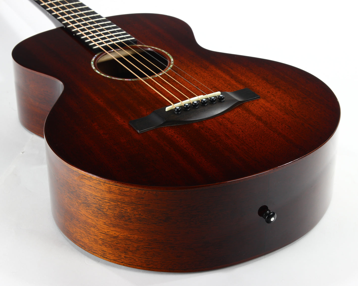 2019 Santa Cruz Custom Firefly All Mahogany Full Body Sunburst - 1929, Abalone Rosette, Small Body Acoustic!