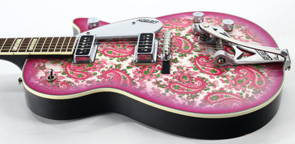 Gretsch BRAZILIAN ROSEWOOD Custom Shop USA MASTERBUILT 1957 Duo Jet 6128 Pink Paisley RELIC G6128CS Stephen Stern!