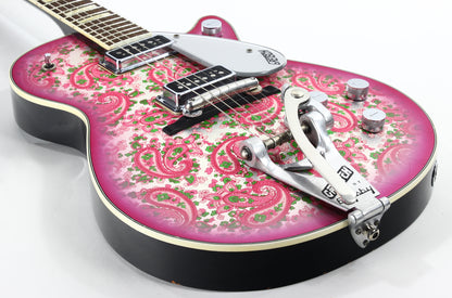 Gretsch BRAZILIAN ROSEWOOD Custom Shop USA MASTERBUILT 1957 Duo Jet 6128 Pink Paisley RELIC G6128CS Stephen Stern!