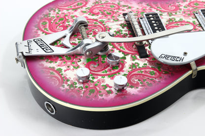 Gretsch BRAZILIAN ROSEWOOD Custom Shop USA MASTERBUILT 1957 Duo Jet 6128 Pink Paisley RELIC G6128CS Stephen Stern!