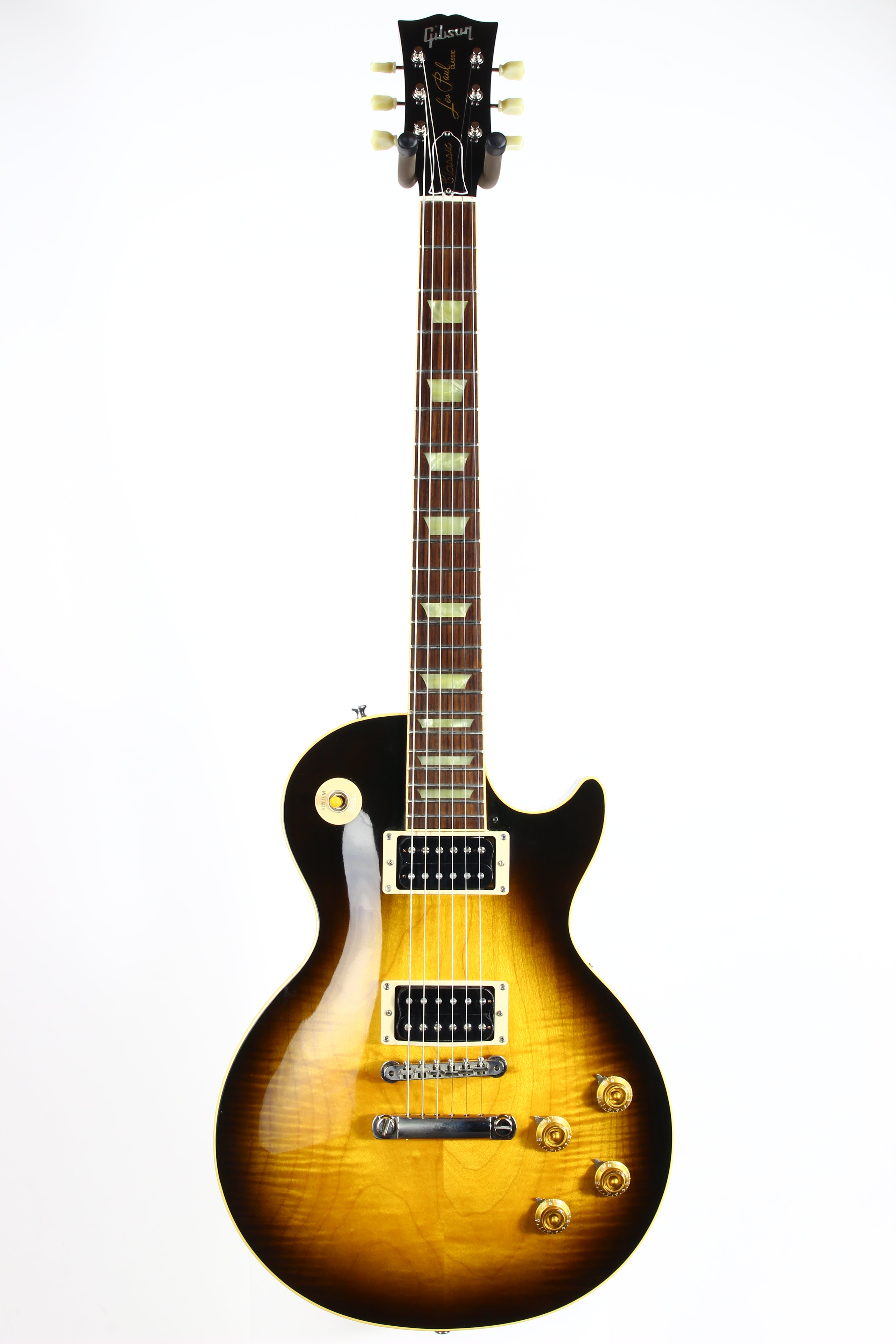 1993 Gibson Les Paul Classic Plus Flametop Tobacco Sunburst Electric Guitar  - Standard