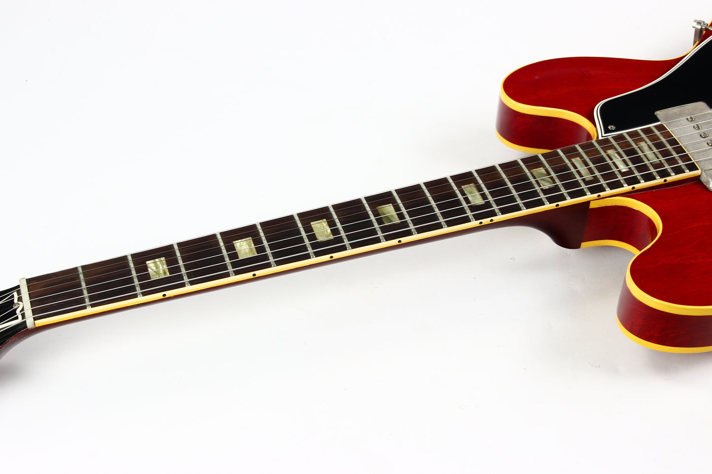 1963 Gibson ES-330TDC Cherry FACTORY BIGSBY w Original Hard Case Exceptionally Clean Vintage Guitar!
