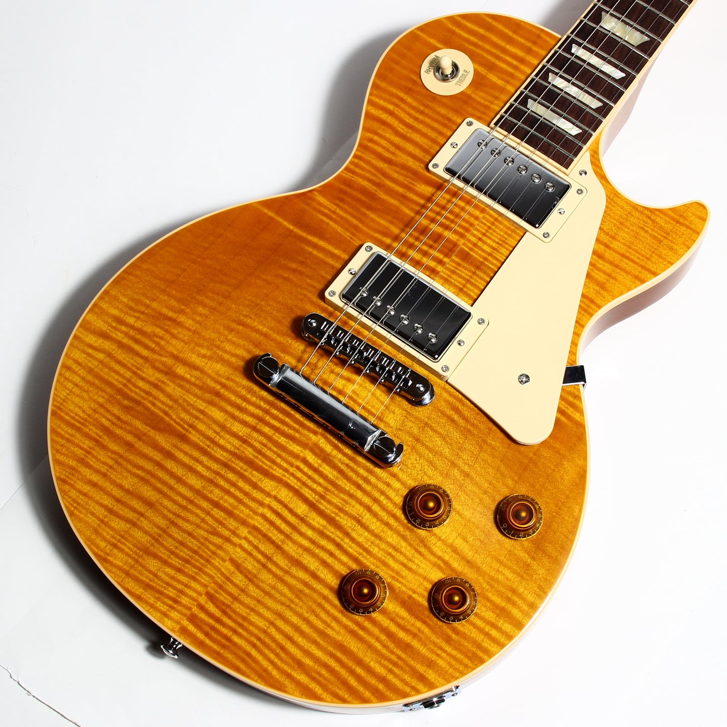 2013 Gibson Les Paul Standard Plus FLAMETOP Translucent AMBER - Near Mint w/ Original Case!