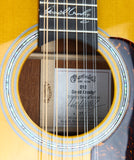 Martin guitar with interior label with model name