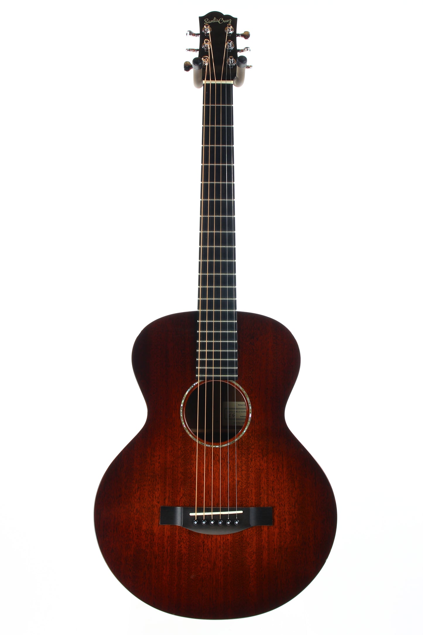 2019 Santa Cruz Custom Firefly All Mahogany Full Body Sunburst - 1929, Abalone Rosette, Small Body Acoustic!