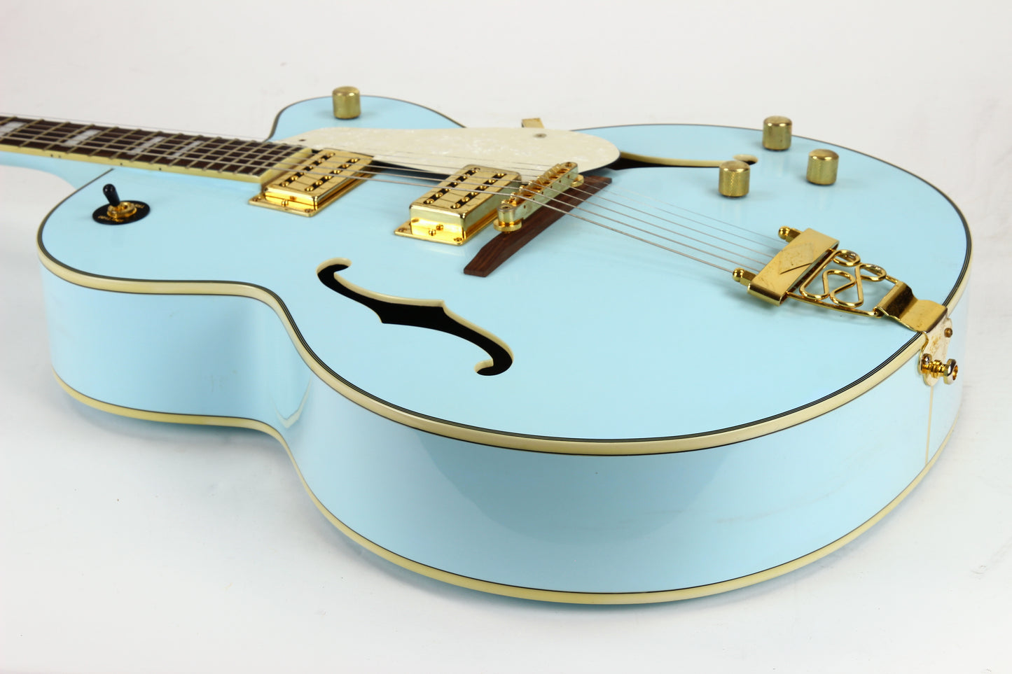 Waterstone Cumulus Baby Blue Archtop Electric Guitar MIK