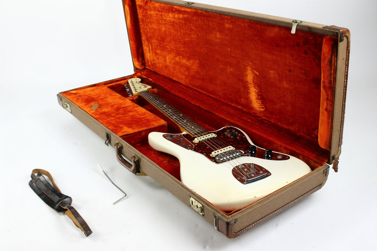 1962 Fender Jaguar Factory Custom Color OLYMPIC WHITE Pre-CBS w