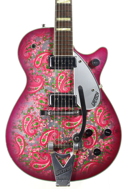 Gretsch BRAZILIAN ROSEWOOD Custom Shop USA MASTERBUILT 1957 Duo Jet 6128 Pink Paisley RELIC G6128CS Stephen Stern!