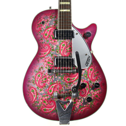 Gretsch BRAZILIAN ROSEWOOD Custom Shop USA MASTERBUILT 1957 Duo Jet 6128 Pink Paisley RELIC G6128CS Stephen Stern!