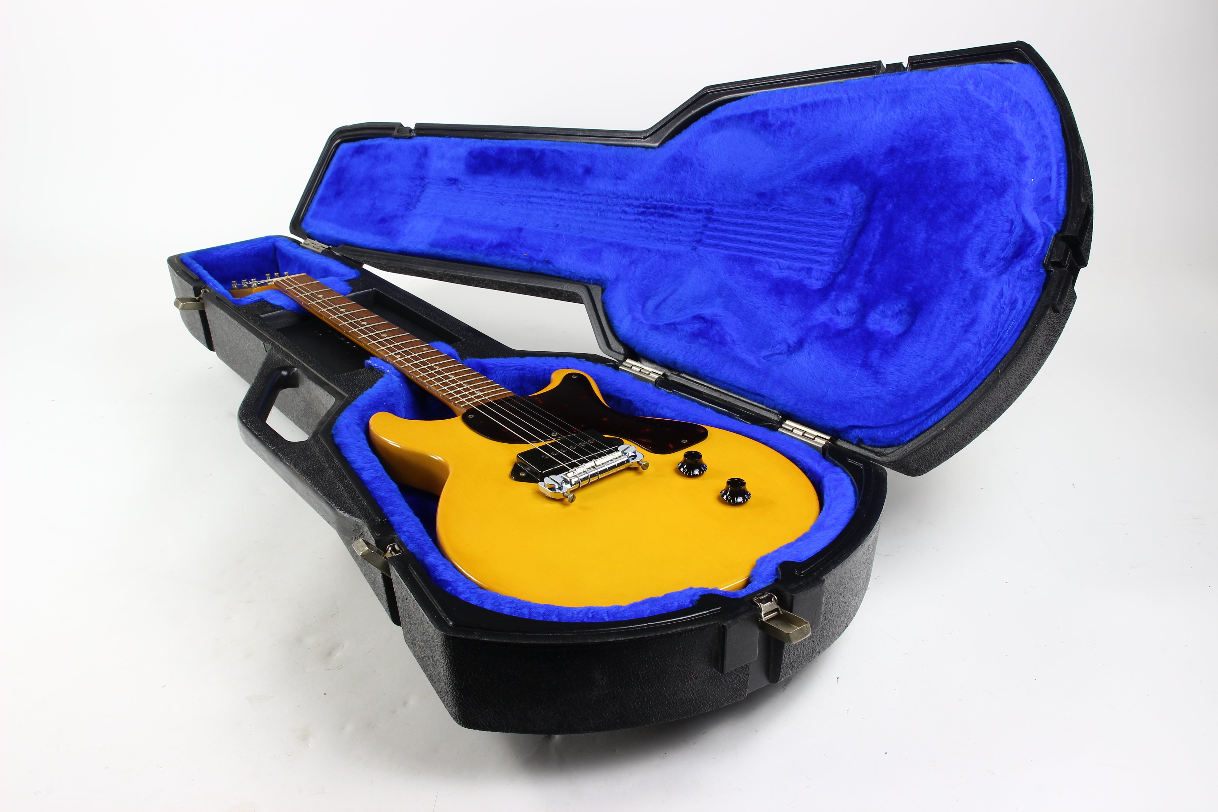 1988 Gibson Les Paul Junior TV Yellow Jr. w Original Chainsaw Case