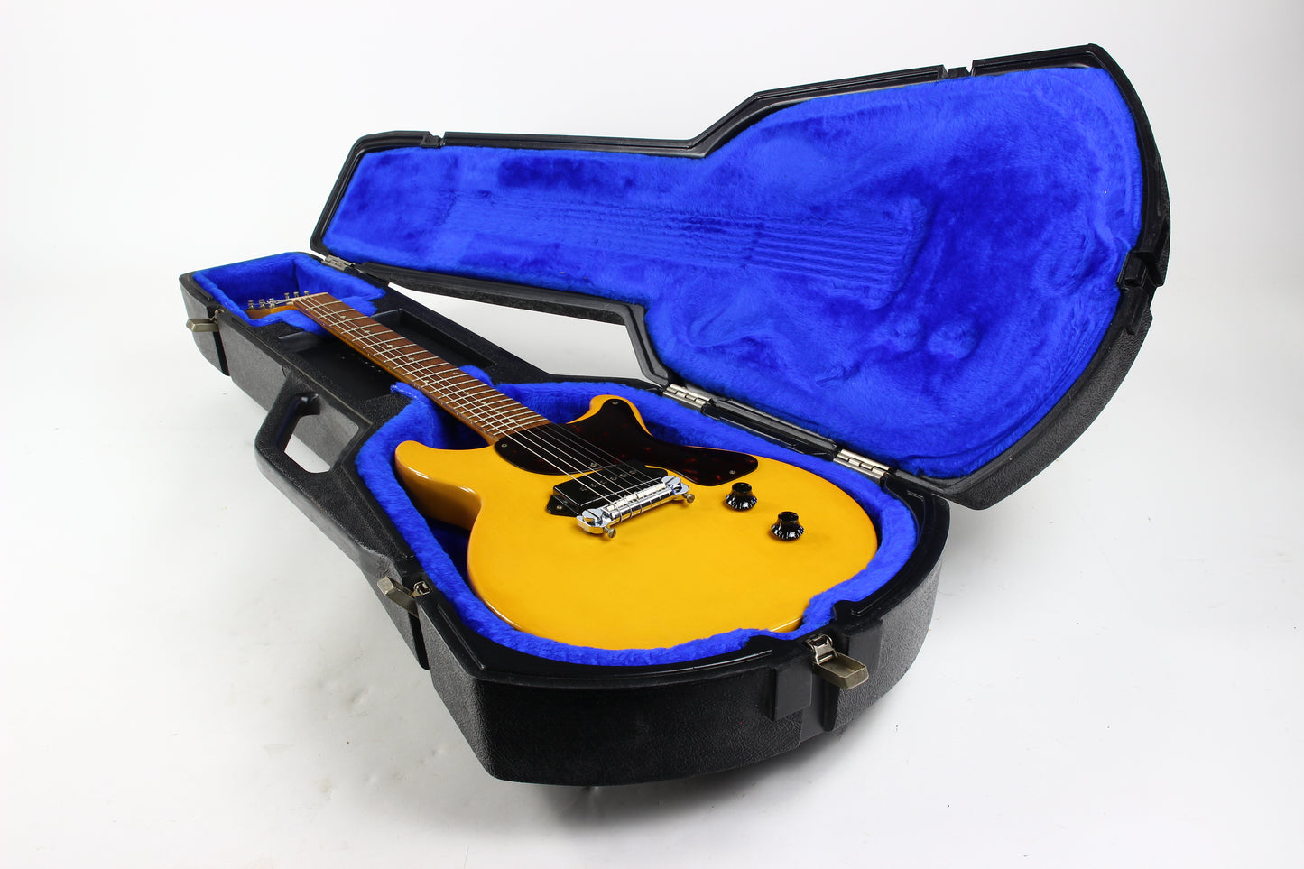 1988 Gibson Les Paul Junior TV Yellow Jr. w Original Chainsaw Case 1980s Vintage