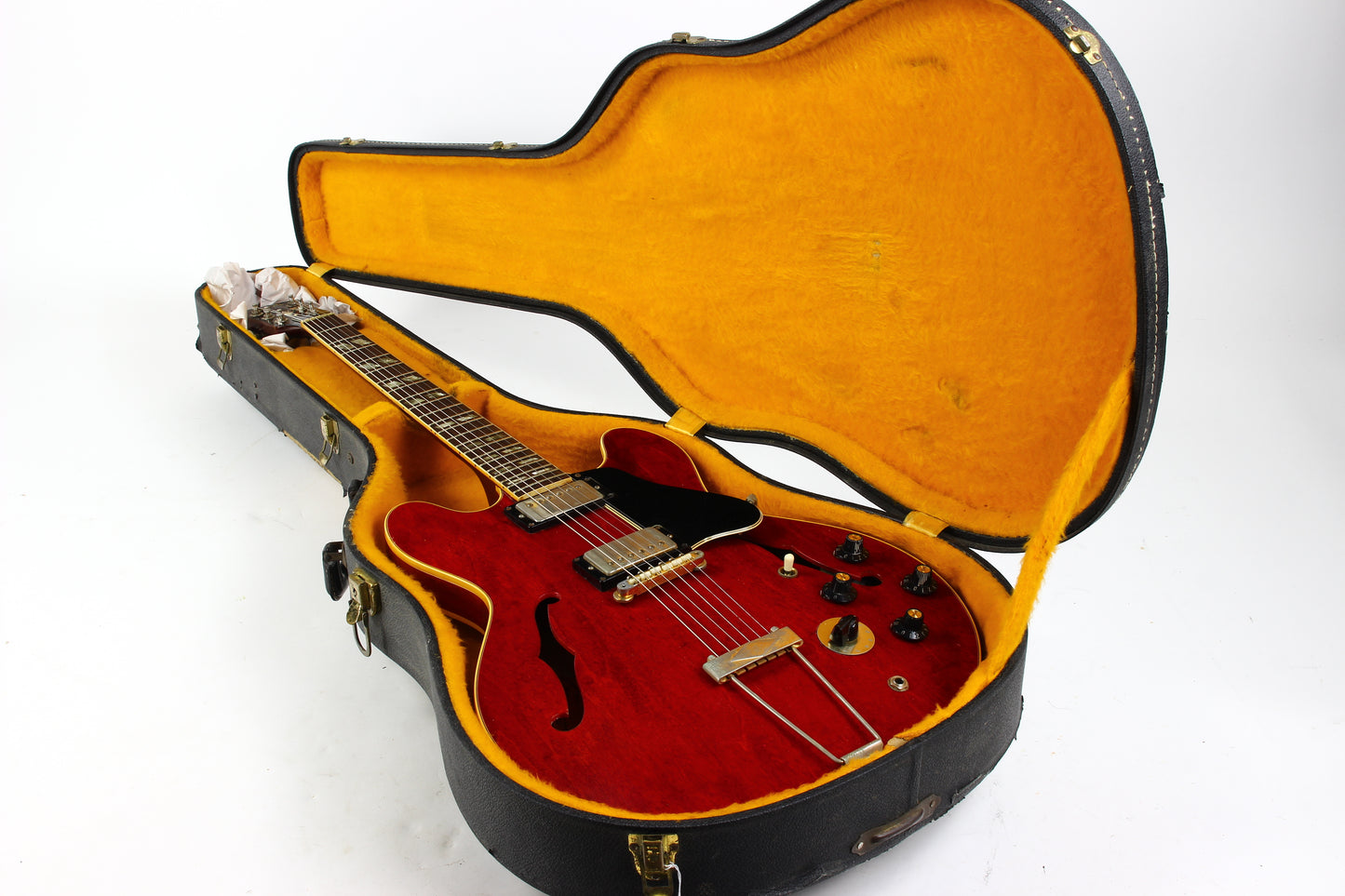 1968 Gibson ES-345 TDC Cherry Red Vintage Guitar w Original Hard Case PAT # Humbuckers 1960s