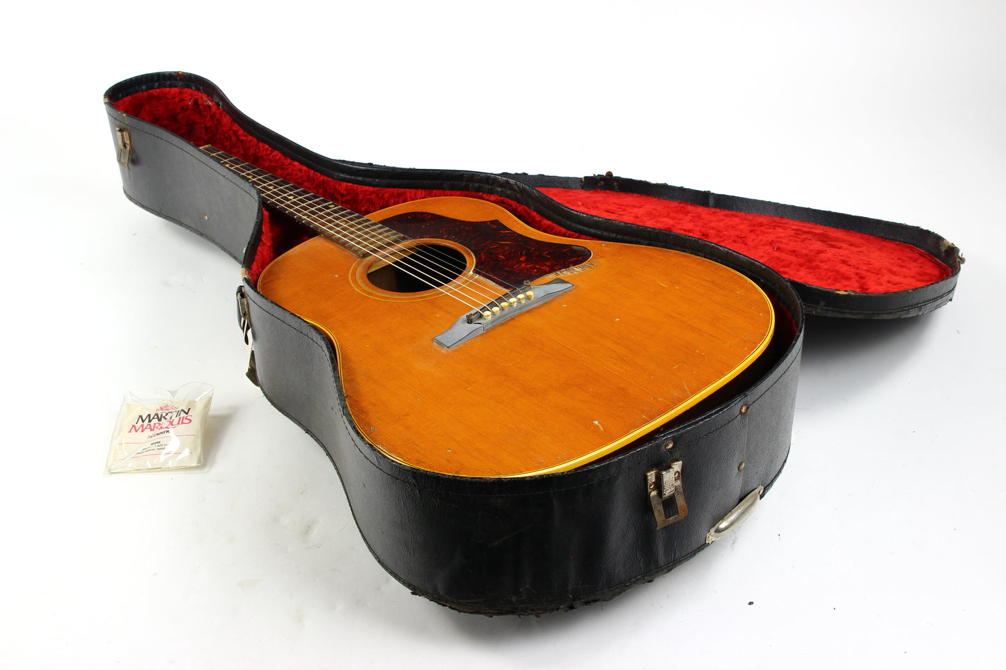 1963 Gibson J-50 ADJ Natural Vintage Acoustic Dreadnought Guitar SOUNDS GREAT!