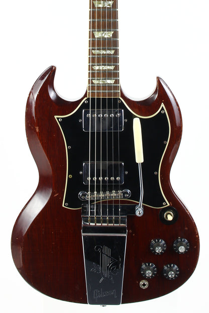 1968 Gibson SG Standard Cherry Red w Original Hard Case 1960s Vintage Guitar