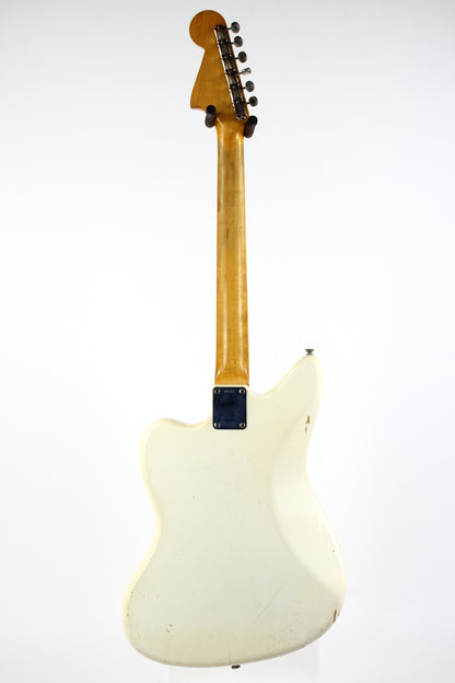 1962 Fender Jaguar Factory Custom Color OLYMPIC WHITE Pre-CBS w Original Brown Case & Strap