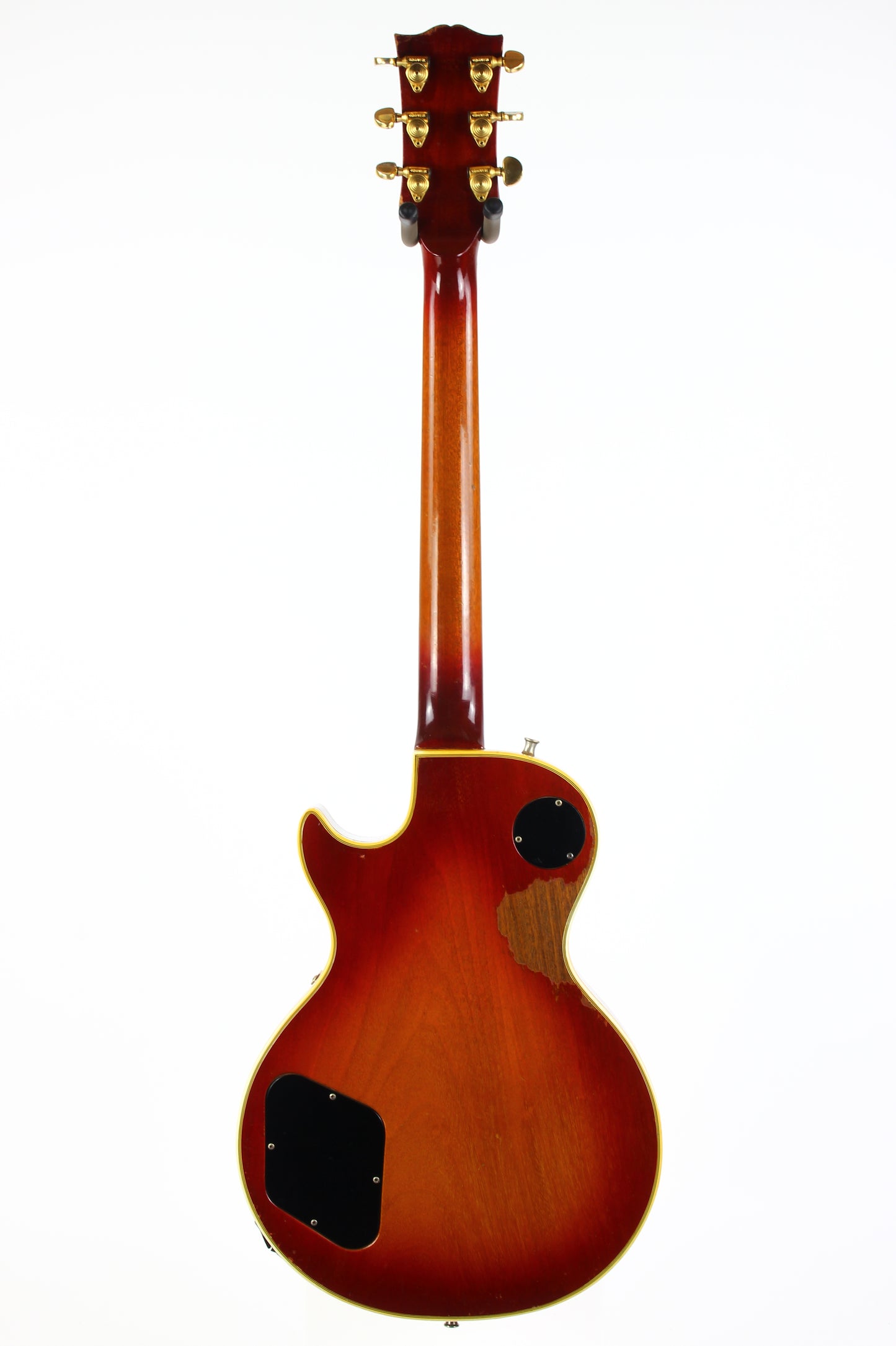 1973 Gibson Les Paul Custom Cherry Sunburst Vintage LP w Original Case Patent Sticker Humbuckers