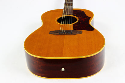 1966 Gibson B-25 N Natural Small Body Acoustic Guitar PROJECT w Original Chipboard Case