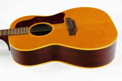 1966 Gibson B-25 N Natural Small Body Acoustic Guitar PROJECT w Original Chipboard Case