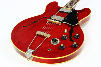 1968 Gibson ES-345 TDC Cherry Red Vintage Guitar w Original Hard Case PAT # Humbuckers 1960s
