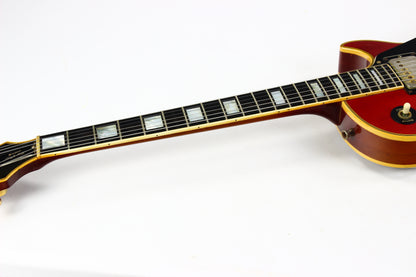 1973 Gibson Les Paul Custom Cherry Sunburst Vintage LP w Original Case Patent Sticker Humbuckers