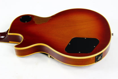 1973 Gibson Les Paul Custom Cherry Sunburst Vintage LP w Original Case Patent Sticker Humbuckers
