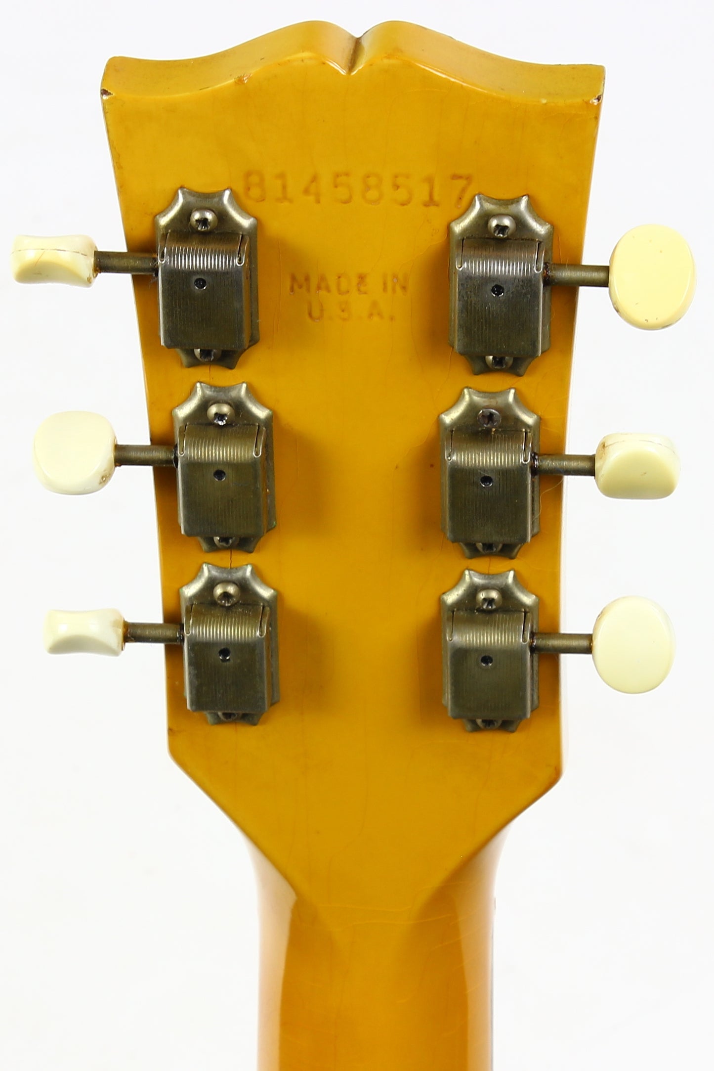 1988 Gibson Les Paul Junior TV Yellow Jr. w Original Chainsaw Case 1980s Vintage
