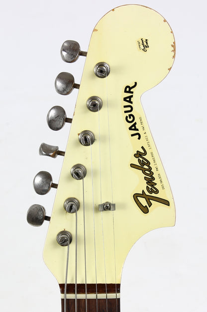 1962 Fender Jaguar Factory Custom Color OLYMPIC WHITE Pre-CBS w Original Brown Case & Strap